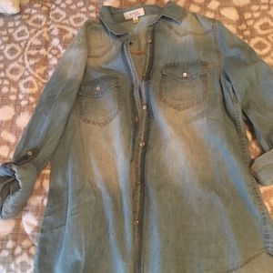 Light weight denim shirt! NWOT